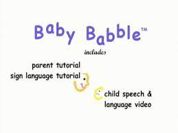 Baby Babble Speech Enhancing Video For Babies 2004 Talking Child Llc Free Download Borrow And Streaming Internet Archive