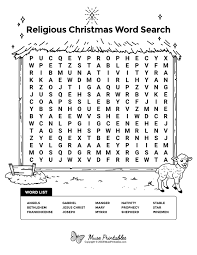 This word search is a little harder easter word search harder. Printable Religious Christmas Word Search