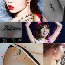 Hyuna Tattoos