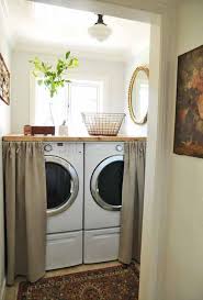 Sneaky Ways To Hide Your Washer And Dryer Hidden Laundry Rooms Small Laundry Rooms Small Laundry Room