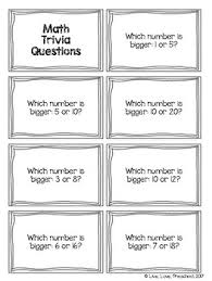 Give it a go and see if you need … Math Trivia Questions By Live Love Preschool Teachers Pay Teachers