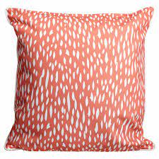 Longhui bedding coral throw pillow covers for couch sofa bed, cotton linen decorative pillows european cushion covers, 24 x 24 inches, set of 2. Highland Dunes Stevensville Coral Throw Pillow Reviews Wayfair