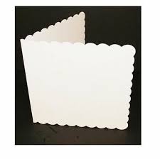 Cards and envelopes card making available at scrapbook.com. 50 X 5 X 5 White Scalloped Blank Cards 300gsm Envelopes Cardmaking Craft 834 7 25 Picclick Uk