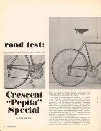 Crescent Review Crescent Road Test Bicycle