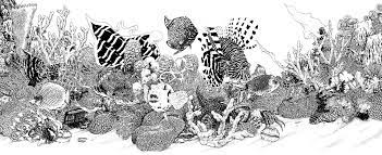 This video is about how to draw sea creatures in easy steps. Chrisse Kunst We Art