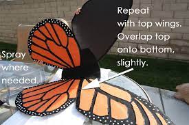 Emily Was Dead Set On Being A Monarch Butterfly This Year I Half Heartedly Looked Online At Monarch Butterfly Costume Diy Butterfly Costume Butterfly Costume