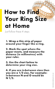 how to measure your ring size in 4 easy steps at home who