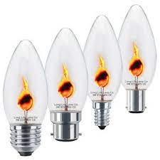 Sterno products' mirage flickering flame candles feature light moving technology that. 3w Flicker Flame Candle Light Bulb Halloween Candle Lamps E14 E27 B22 B15 Ebay
