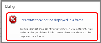 Protected content cannot be displayed switch. There S A Script For That The Content Cannot Be Displayed In A Frame Exchange On Premises Exchange Online Exchange Hybrid