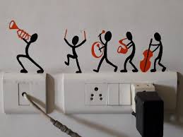 Switch Board Wall Painting Decor Diy Wall Painting Simple Wall Paintings