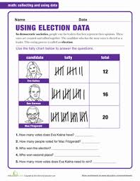 Election Graph Worksheet Education Com