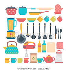 Maybe you would like to learn more about one of these? Kitchen Appliances Cooking Tools And Kitchenware Equipment Vector Illustration Canstock