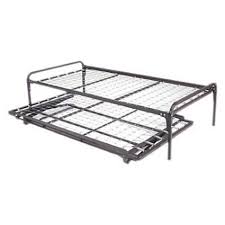The flat panel footboard enhances the class and provides it with a chic, trendy look for your home. Twin Size Metal Day Bed Daybed Frame Pop Up Trundle With Mattresses Included Package Deal Walmart Com Walmart Com