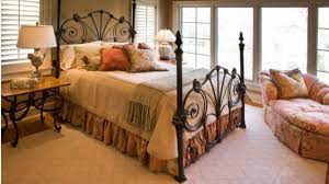 There were several iron beds here that my grandmother had painted white, however, everyone thought this was a 3/4 bed, so it escaped the white paint, thankfully. Wrought Iron Bed As A Stylish And Functional Interior Element Small Design Ideas