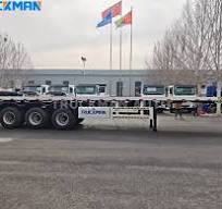 3 Axles 50 Ton Flatbed Semi Trailer - Durable & Efficient
