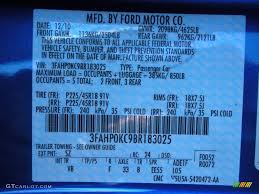 Ford Fusion Color Codes Wiring Diagrams