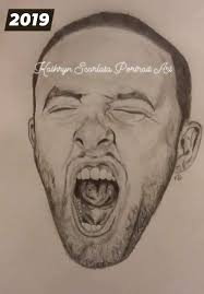 Progress of mac miller drawing over time