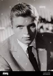 Actor Hardy Kruger in a scene from a movie Stock Photo