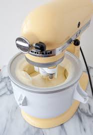 How To Make Vanilla Ice Cream With A Kitchenaid Kitchen Aid Ice Cream Recipes Ice Cream Maker Recipes Ice Cream Maker Recipes Vanilla