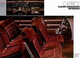 Chevrolet Caprice Brougham Interior Chevrolet Caprice Caprice Classic Oldsmobile