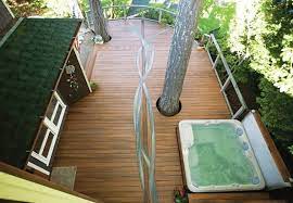 How to make a railing for my hot tub. 63 Hot Tub Deck Ideas Secrets Of Pro Installers Designers
