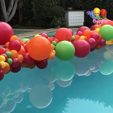 Then you should use a weight that's light enough to float, but heavy enough to. Swimming Pool Decor Balloons For Everything