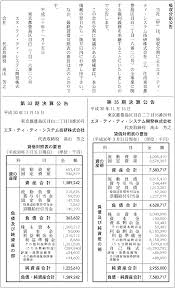 エヌ ティ ティ システム開発株式会社 第35期決算公告 官報決算データベース