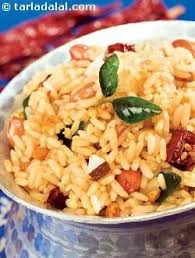 Chitrana Rice Recipe Made In South Indian Festivals Tarla Dalal Recipe Indian Food Recipes Recipes Jain Recipes