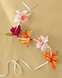Blumen Basteln Zur Fruhlingsdeko Blumen Basteln Papierblumengirlanden Fruhlingsdeko Basteln Blumen