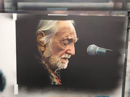 I painted Willie Nelson's guitar trigger