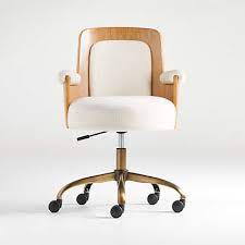 But if your desk is placed on a platform or an uneven floor, an office chair. Roan Wood Office Chair Reviews Crate And Barrel