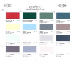 948 Triumph Herald Colors