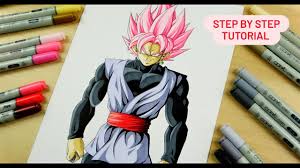 Maybe you would like to learn more about one of these? How To Draw Goku Black Ssj Rose Step By Step Drawing Tutorial 4k Youtube