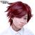 Short Hair Red Wine Hair Color