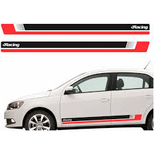 Adesivo VW Gol Racing G3 G4 G5 G6 Faixa Lateral Par Ferkautoparts Peças e  Acessórios Nacionais e Importados