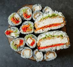 We did not find results for: Vegan Tofu Katsu Sushi Sandwiches Onigirazu And Rolls The Foodie Takes Flight