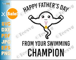 Download Happy Father S Day Swimming Champion Sperm Svg Sublimation Dad Mug Png Humor Gift Cut File Teesvg