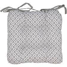 The out matrial is cotton and linen fabrics with 100% polyester filling, breathable and. 4 Button Seat Pad Geo Grey