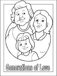 A printable card or sign. Grandparents Day Coloring Pages Activities For Kids