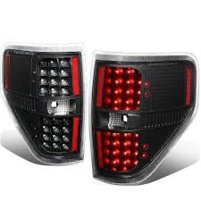 Ford F150 2009 2014 Black Led Tail Lights Ford F150 Led Tail Lights F150