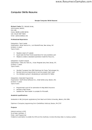 7 Computer Skills On Resume Example Sample Resumes