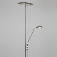 Deckenfluter Jazzy Mit Leseleuchte Quadradisch Stahl Deckenfluter Leseleuchte Leselampe Stehleuchte S Deckenfluter Moderne Stehlampen Bodenlampe