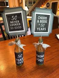 Age 50 Birthday 50th Birthday Party Ideas For Men 50th Birthday Centerpiece 50th Party Decor 50th Decorations Masculine Birthday Vintage Birthday Cheers And Beers Black And Gray 50th Birthday Centerpieces Surprise 50th Birthday Party 50th Birthday Party Decorations