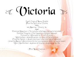 Victoria Name Meaning Names With Meaning Names Victoria Name