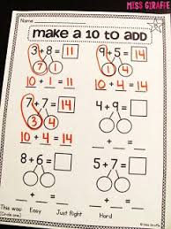 Download, print or send online for free! Making A 10 To Add First Grade Math Math Strategies Mental Math