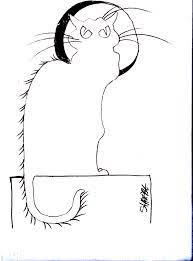 Le Chat Noir Traceble For The Art Sherpa Youtube Show Full Free No Draw Painting Tutorials The Art Sherpa Art Sherpa Traceables Art Sherpa