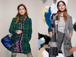 Une veste confectionnée à partie de pantalons de seconde main. Desigual Automne Hiver 2016 2017 Taaora Blog Mode Tendances Looks
