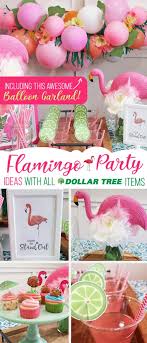 Attach with glue and spray paint in gold. Cheap But Classy Flamingo Baby Shower Party Decoration Ideas All With Dollar Tree Items