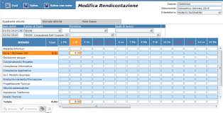Rendicontazione Del Personale Timesheet Hr