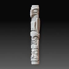 Nounedit · any natural object or living creature that serves as an emblem of a tribe, clan or family. Obj Datei Indianer Totem 2 Herunterladen Design Zum 3d Drucken Cults